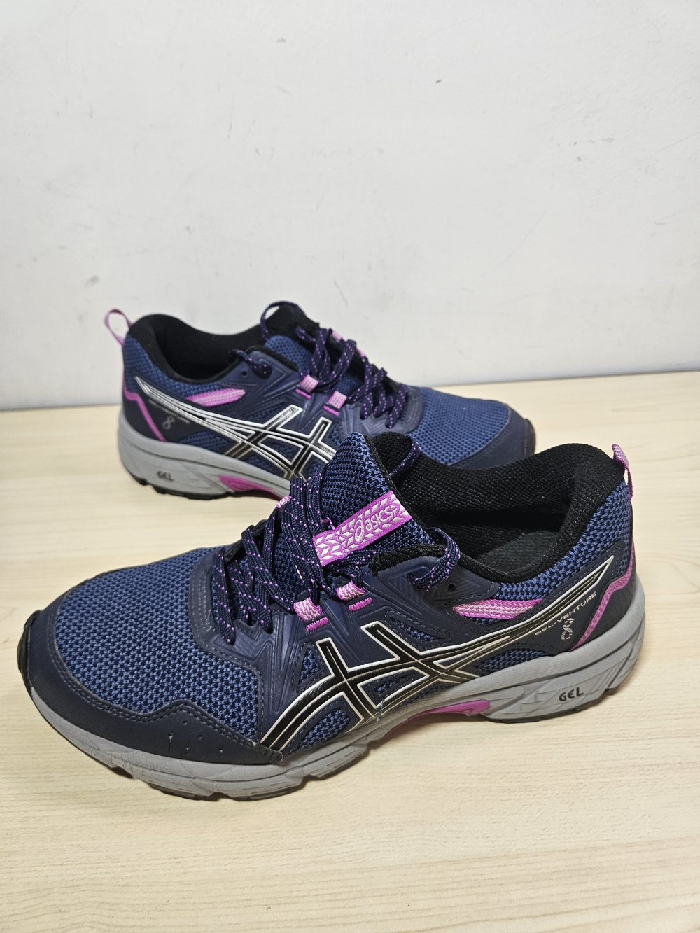 Asics Gel-Venture 8 Athletic Training Shoe 'Midnight Orchid'  Blue/Purple W 9